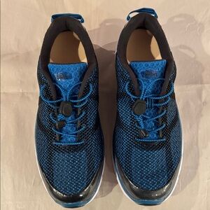 Dr. Comforts Jason tieless Men's Athletic Shoe Blue size 11 XW